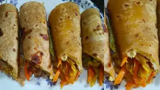 leftover chapathi recipe||chapathi egg roll in telugu ||quick snack recipe