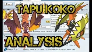 Pokemon Showdown: Tapu Koko Analysis / Viable Sets