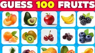 🍍 Guess the Fruit in 3 Seconds 🍓🍌 | 50 Different Types of Fruit| AbemQuiz