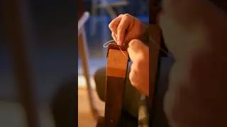 This is therapy for me 🫢😌 #crafting #leathercraft #leatherworks #leatherworking #leathercrafting