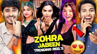 Zohra Jabeen Lastest Instagram Trending Reels Reaction 😍🔥| #rashmikamandanna #salmankhan | V2fun