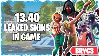 All *NEW* Leaked Skins IN GAME [13.40] (Fortnite Battle Royale)