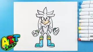 How to Draw Silver the Hedgehog