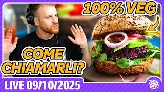 Come vanno chiamati i burger vegetali? - Space Valley Live del 9/10/25