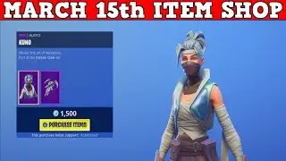 Fortnite Item Shop (March 15th) | *NEW* KENJI & KUNO SKINS! QUICKSTRIKE PICKAXE!