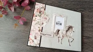 NO MAGNET | Easy, cute, interactive Scrapbook mini Album | Florabella by Mintay