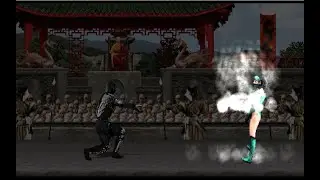 Mortal Kombat 2 Remix 1.2.1 final release Noob Saibot Playthrough.