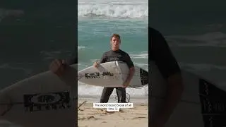 That smile could only be from someone who gets free surf boards #surfing