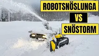 FUNGERAR EN ROBOTSNÖSLUNGA? YARBO | SNÖSTORM