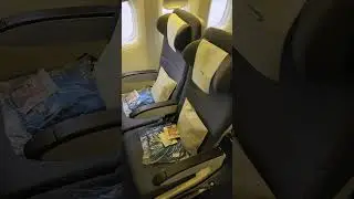 British Airways BA194 World Traveller Twins Seats In Economy Class on The Boeing 777-200ER #shorts