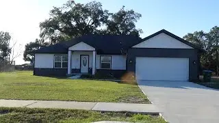 A drive through tiny Brooker, FL A closed down pizzeria and a nice home for sale