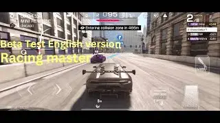 “Racing Master Gameplay: Ranking Up in the English Version Beta Test!”