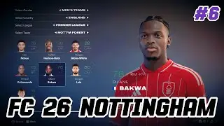 FC 26 NOTTINGHAM FOREST PLAYER FACES AND RATINGS