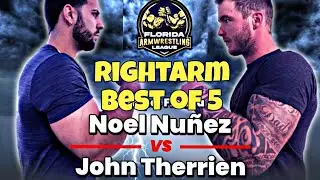 Noel Nuñez🇵🇷 vs John Therrien🇨🇦 right arm supermatch best of 5 Florida Armwrestling League