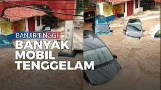 Akses Tangerang-Jakarta Putus, Ciledug Indah Banjir Tinggi, Banyak Mobil Hanyut