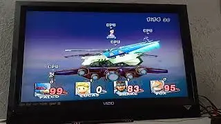 Super Smash Bros. Brawl Falco (CPU) VS. Lucas (CPU) VS. Snake (CPU) VS. Fox (CPU)
