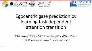 Predicting Gaze in Egocentric Video by Learning Task-dependent Attention Transition