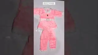 pink feather top and bottom for winters || 3, 6 and 8 months girl || #shorts #kidswearpink