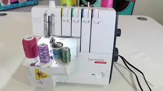 bernette Funlock b42 Coverstitch 23 Decorative Threads with the Chain Stitch