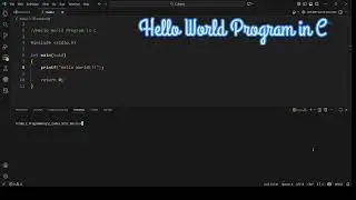Hello World Program in C.🔥 #cprogramming  #programming  #yt  #education #coding #technology #viral