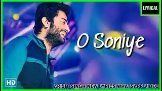 Arijit Singh: O Soniye | Lyrics WhatsApp Status | Titoo MBA | Vibha Saraf, Arjuna Harjai