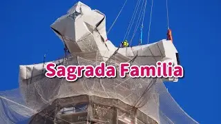 Instalado el cuarto brazo de la cruz en la Sagrada Familia - 14 enero 2026
