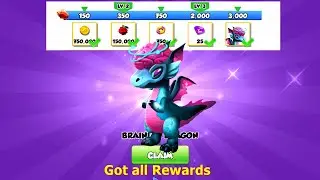 Finished Flying Menace and Brainiac Dragons Dragon delight event | Got 2nd Brainiac Dragon | DML