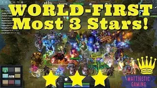 WORLD FIRST Dota Auto Chess Most 3 Stars Funny Moments Fun Builds Epic Game | Mattjestic Gaming