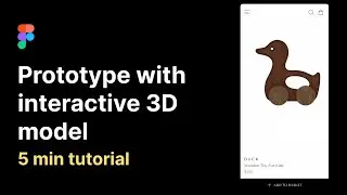 Interactive 3D Model in Figma Prototype