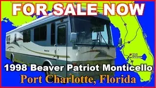 1998 Beaver Patriot Monticello Used Class A Diesel Motorhome, Florida, Punta Gorda, Fort Myers