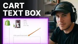 How to Add a Custom Text Box for Product Customization in Shopify Cart Page (2026) | Cart