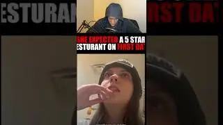 She expected a 5 star dinner but he took her to Starbucks