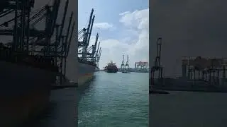 Vessel going alongside