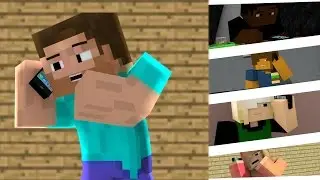 Steve does prank calls! #1 (Minecraft Animation)