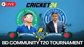 2nd Match: The Joyfacts Gaming vs Knight Thunders || Cricket24 BD Community Cricket Tournament