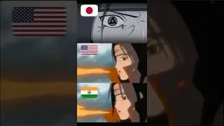 Itachi's Amaterasu - Japanese 🇯🇵 vs English 🇺🇸 vs Indian 🇮🇳