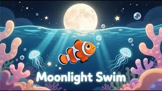 Deep Sleep Story For Kids: The Peach Coral Clownfish Touches the Moon | Bedtime Dreamy Paws