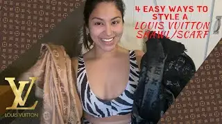 4 Easy Ways to Style a Louis Vuitton Shawl Scarf