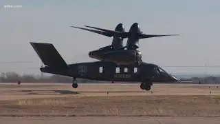 Army secretary defends actions against Iran while watching DFW's weapons of the future