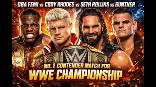 The Rise of the Ruler: Oba Femi Decimates WWE's Elite Cody Rhodes, Seth Rollins & Gunther!