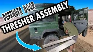 Installing Britpart stainless door threshers on my Land Rover Defender 110