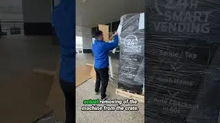 HAHA Smart Cool AI Vending - Uncrating Haha Mini360 #vendingmachine #passiveincome #sidehustle #diy