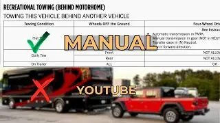 Как буксировать Jeep Gladiator на жесткой сцепке &mdash; проверенный специалистами Jeep способ.