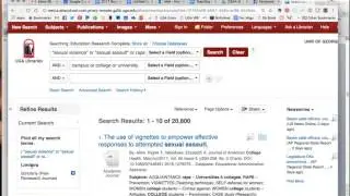 Using UGA Library for Education Research
