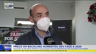 Reportagem Brasmar no Porto Canal - Consumo de Bacalhau no Natal e aumento de preço do bacalhau