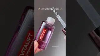 battle of eye serums 👀 L'Or&eacute;al Paris Revitalift Hyaluronic Acid 💜 VS Glycolic Bright Eye Serum