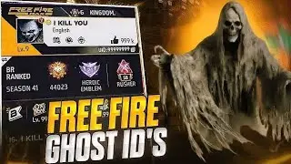 Free fire region top 1 ghost ID  👻🆔 🪪 