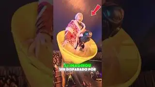 Ele foi LAN&Ccedil;ADO por um CANH&Atilde;O! #curiosidades #adrenalina #circo #shorts #radical