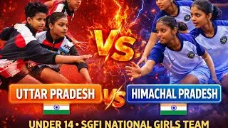 Uttar Pradesh school national kho kho girls team 👍 Uttar Pradesh VS himachal pradesh running 