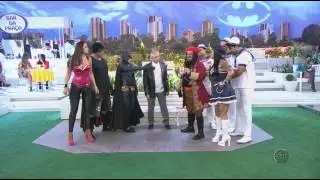A Praça É Nossa (10/07/14) - Batman e Robin ajudam cantora de Funk